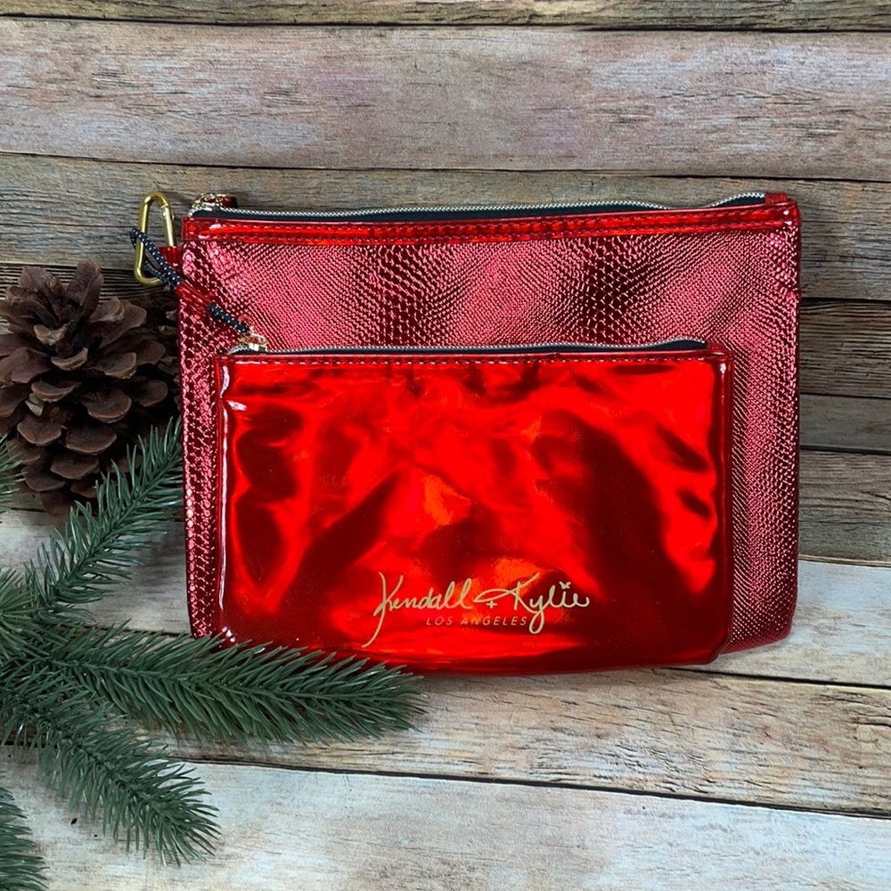 Set of 2 Make Up Bags By Kendall & Kylie